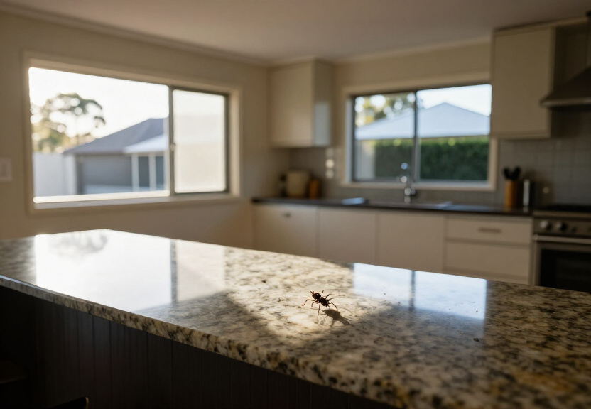 Ant-free bathroom in Marrickville after treatment
